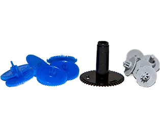 Injection-moulded plastic parts