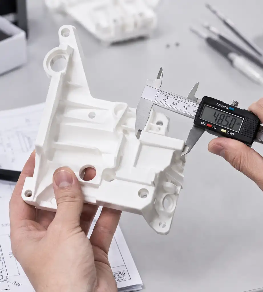 Prüfung Kunststoffprototyp